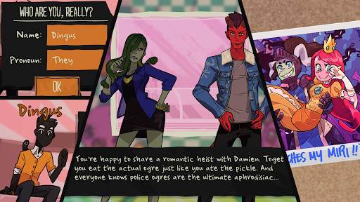 Monster Prom. Composite image shows cartoon monsters in high school.